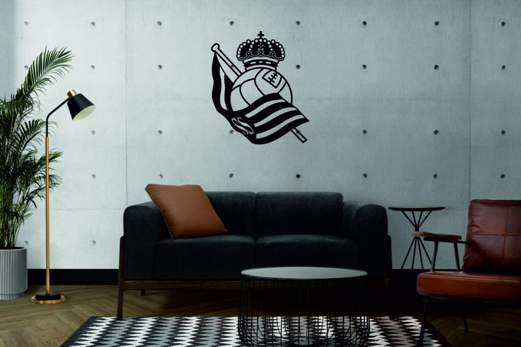 FONDO4SF Cuadro Real Sociedad – 1 pieza, 30 × 37 cm